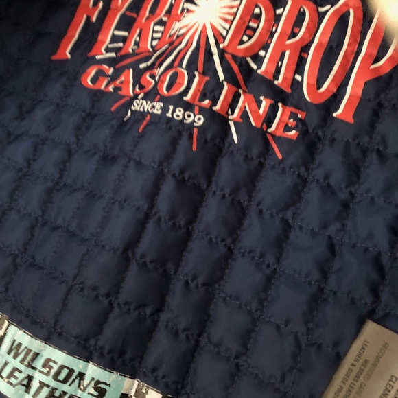 FYRE DROP GASOLINE LEATHER SPORT JACKET - Picture 2 of 5